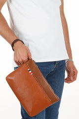 حقيبة يد CERFF LEATHER CLUP لون بني