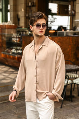 قميص Gray Clothing لون بيج
