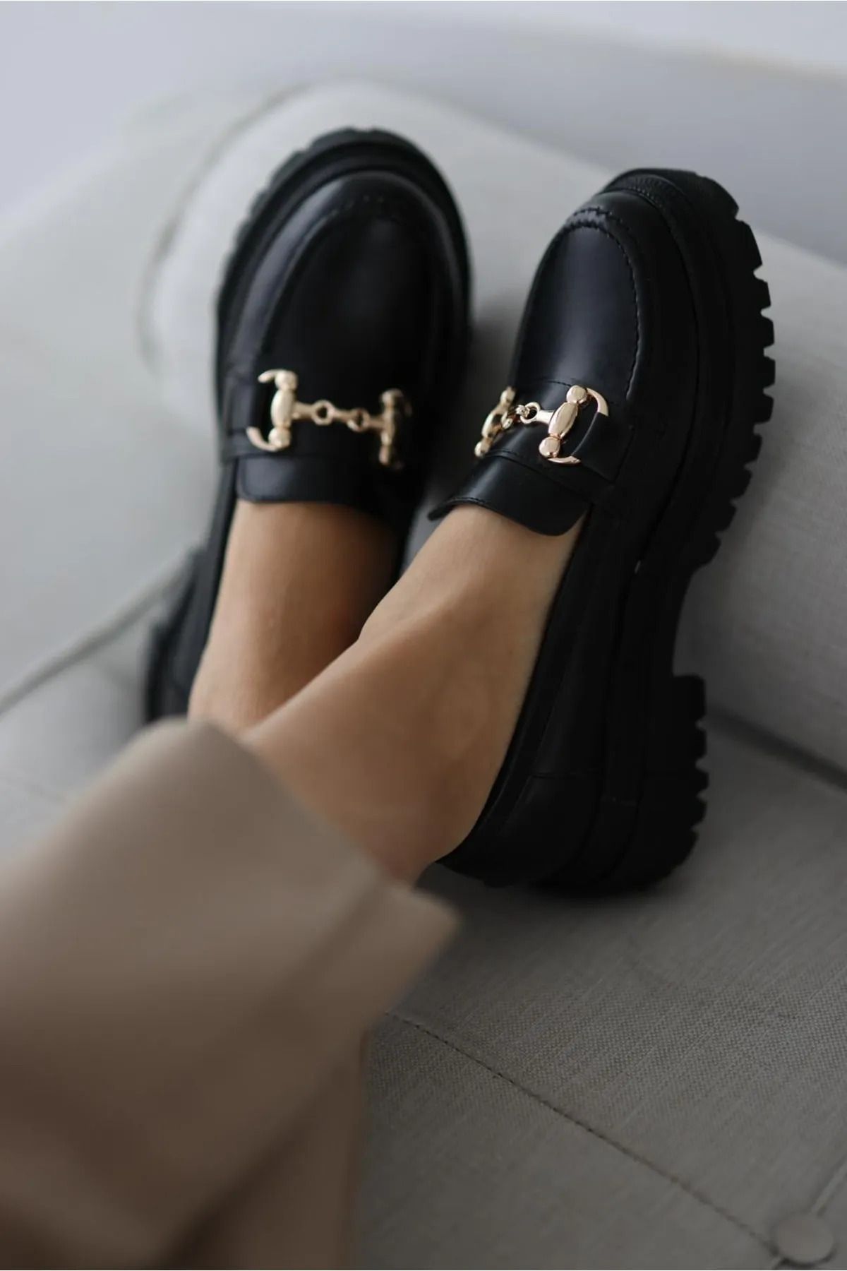 لوفر selinshoes لون أسود