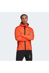 معطف واق من المطر & الرياح adidas لون برتقالي
