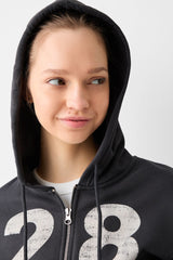 هودي Bershka لون رمادي