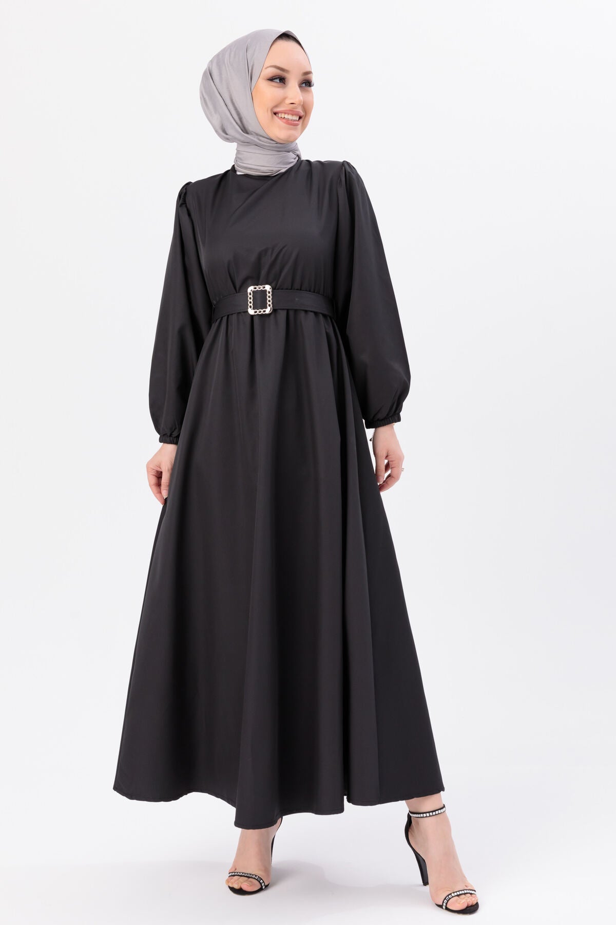 فستان سهرة TOFİSA لون أسود