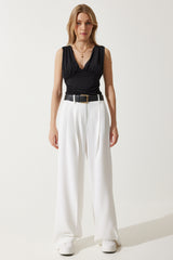 بلوزة Happiness İstanbul لون أسود