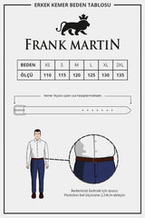 حزام Frank Martin لون بني