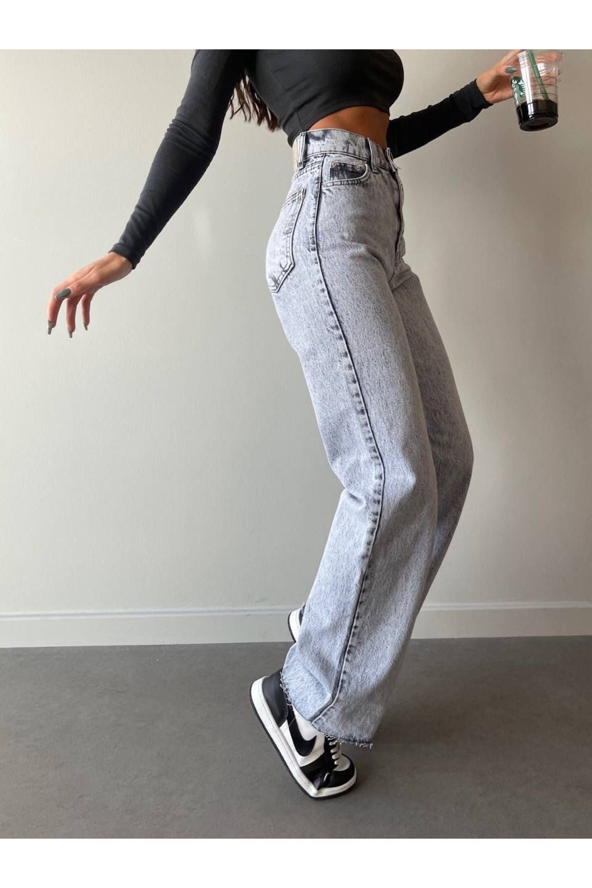 جينز LAMİRAMOOD لون أزرق