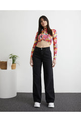 جينز Livik لون أسود