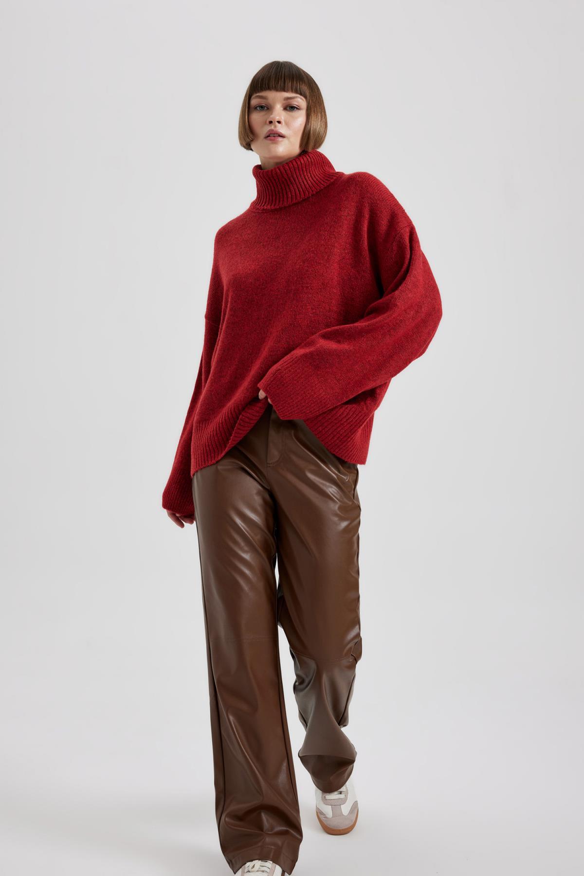 كنزة Defacto لون أحمر