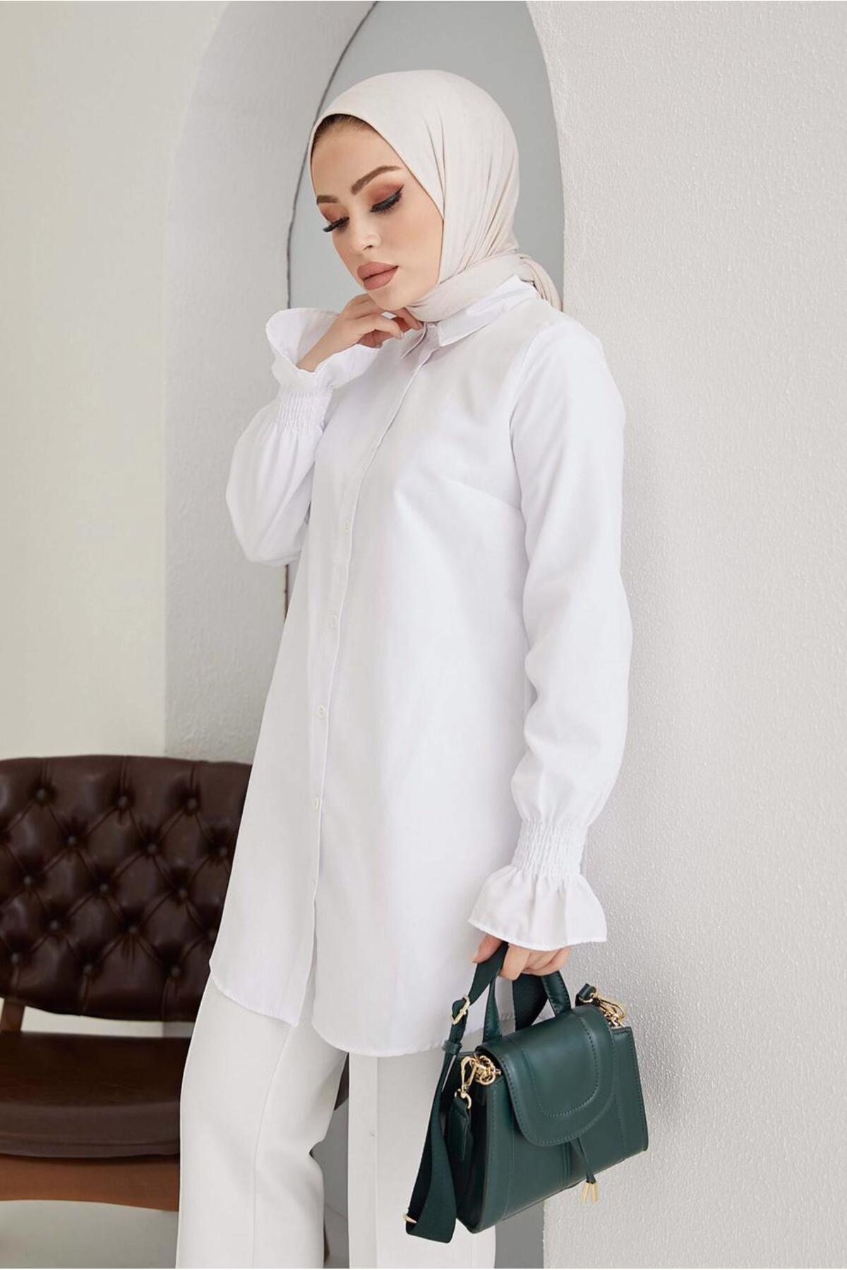 تونيك TRENDTESETTÜR لون أبيض
