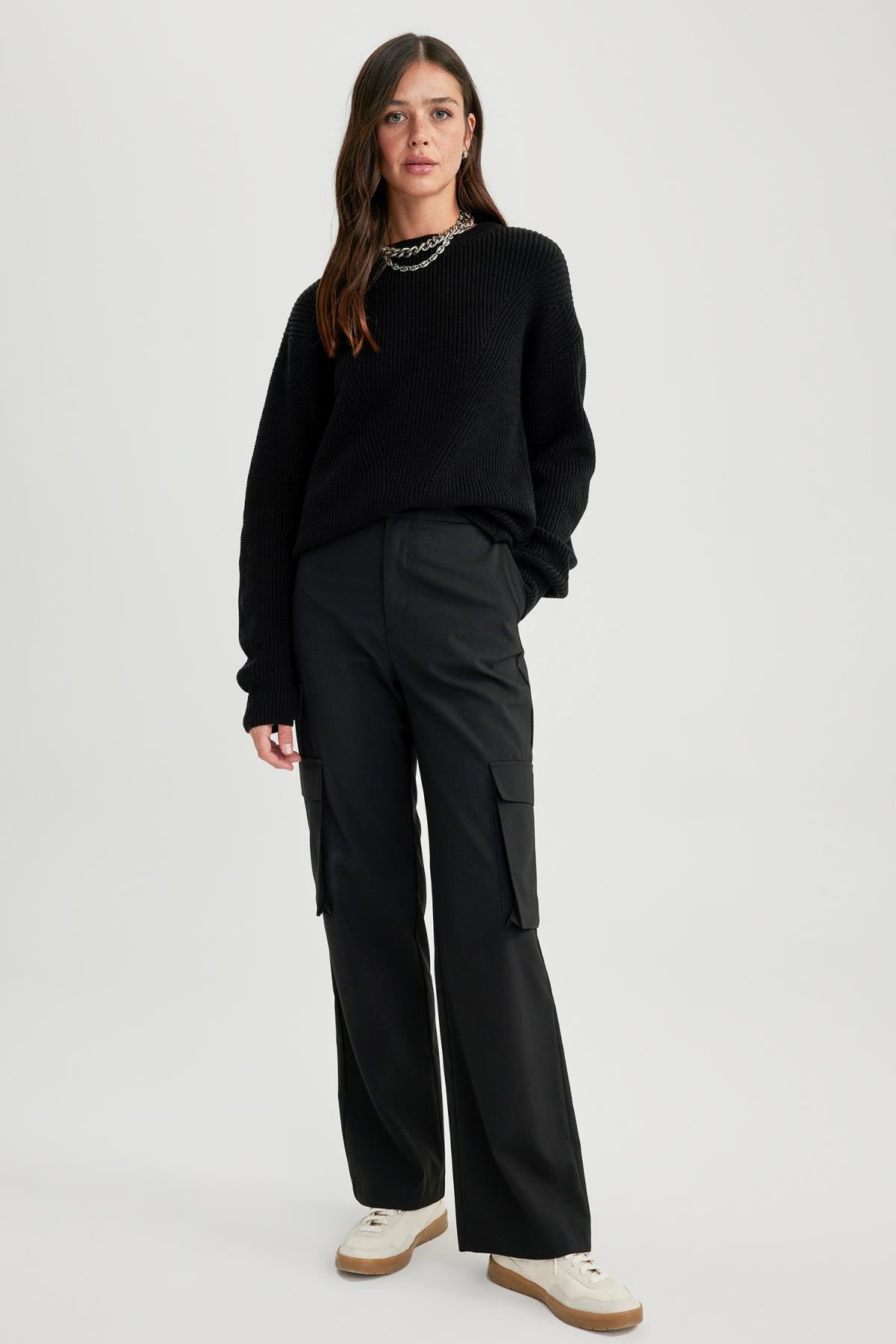 كنزة Defacto لون أسود