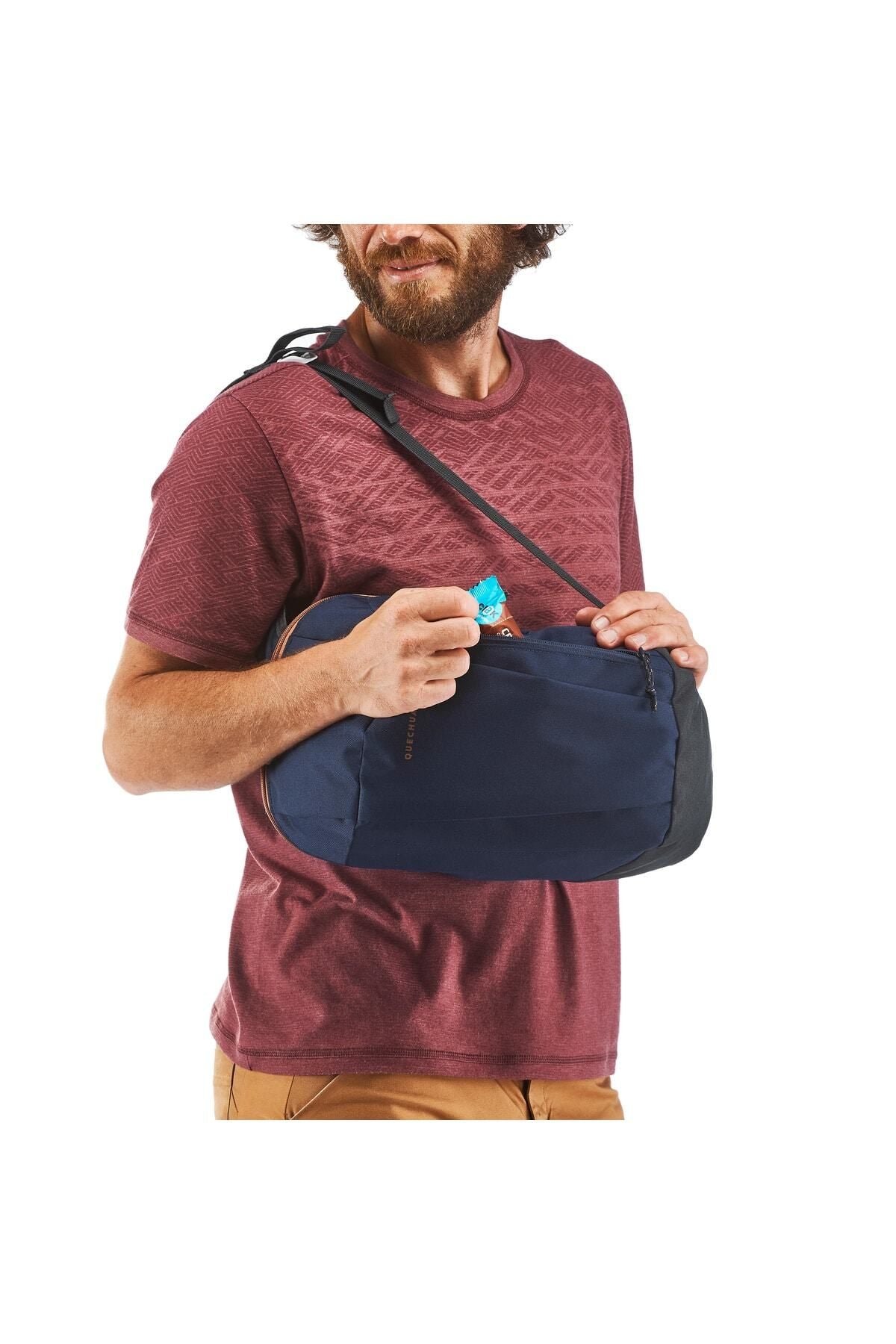 حقيبة كتف Decathlon لون أزرق غامق