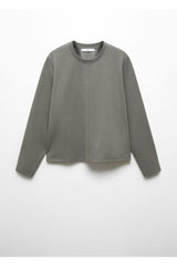 كنزة MANGO لون رمادي