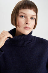 كنزة Defacto لون أزرق غامق