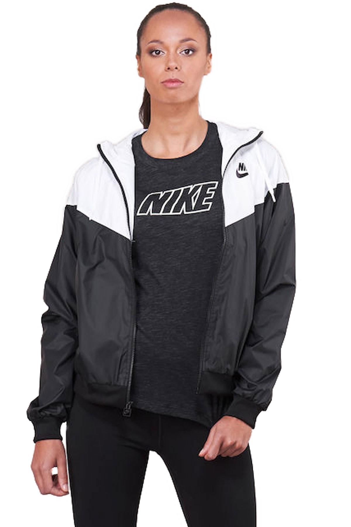 معطف واق من المطر & الرياح Nike لون أسود