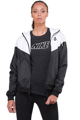 معطف واق من المطر & الرياح Nike لون أسود