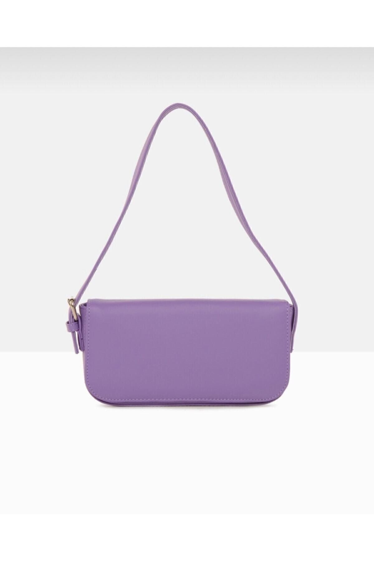 حقيبة كتف bag&more لون بنفسجي