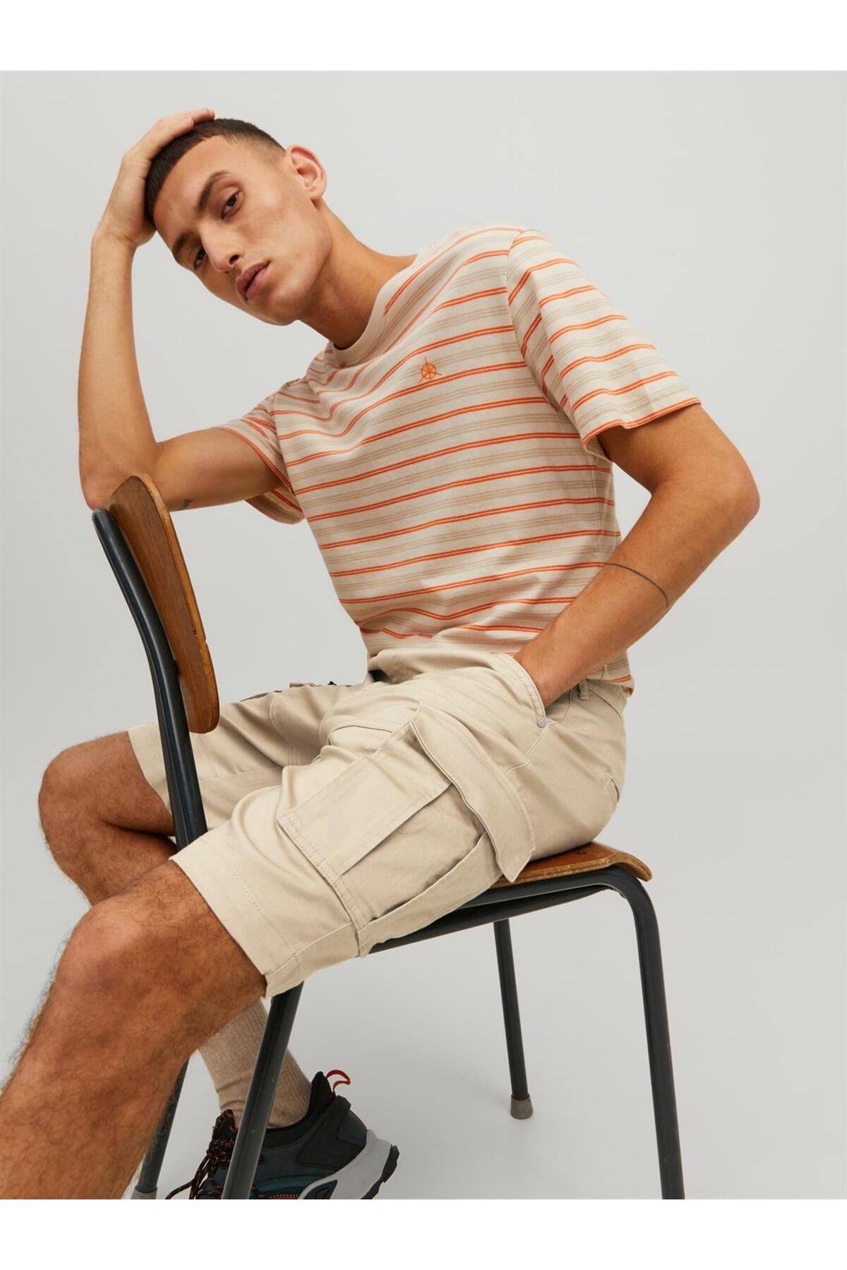 شورت Jack & Jones لون رمادي