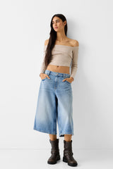 شورت Bershka لون أزرق