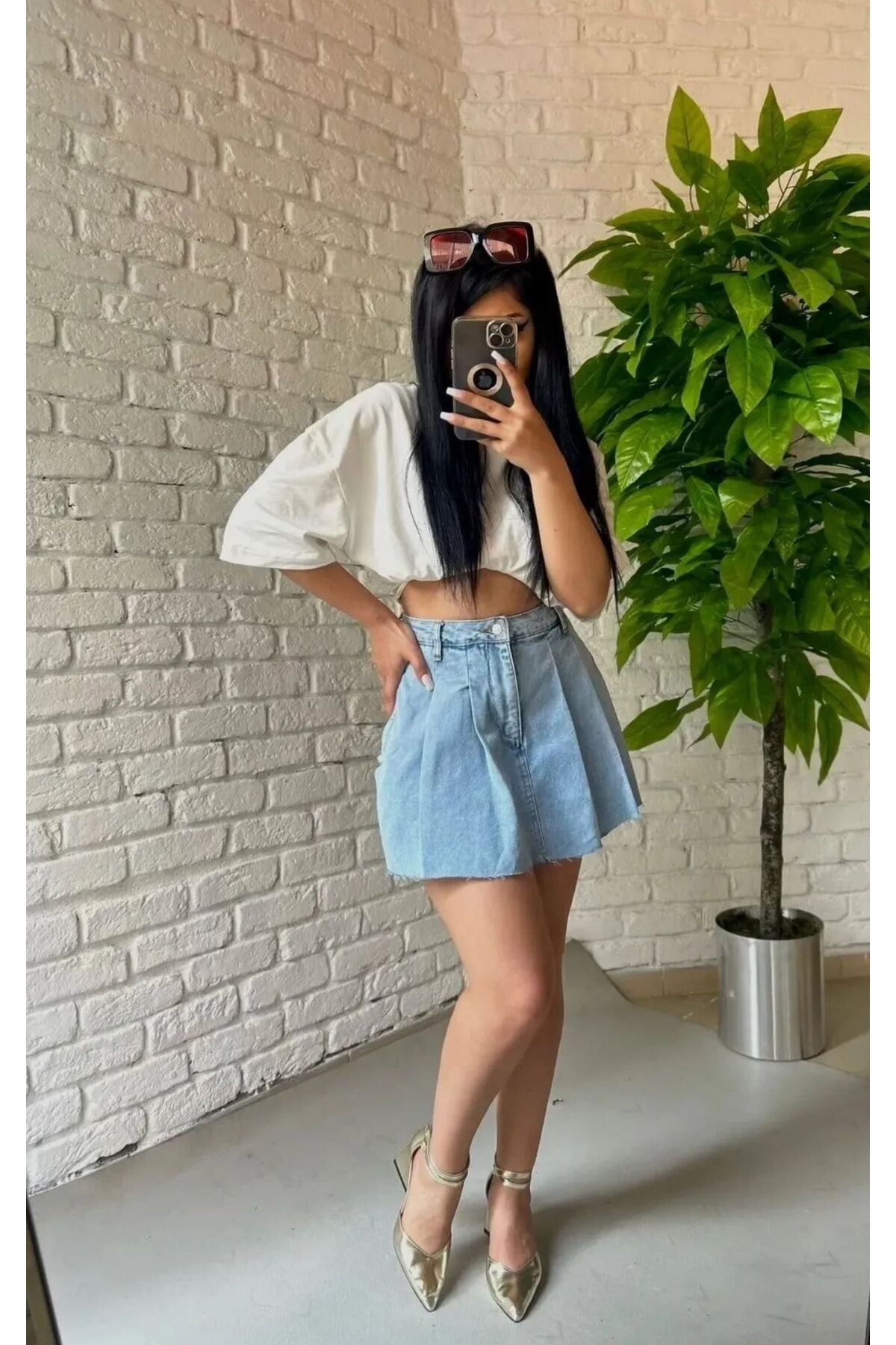 جينز LAMİRAMOOD لون بني