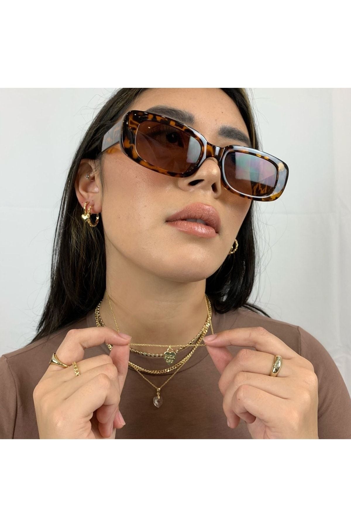 نظارة شمسية LOOKUP لون بني