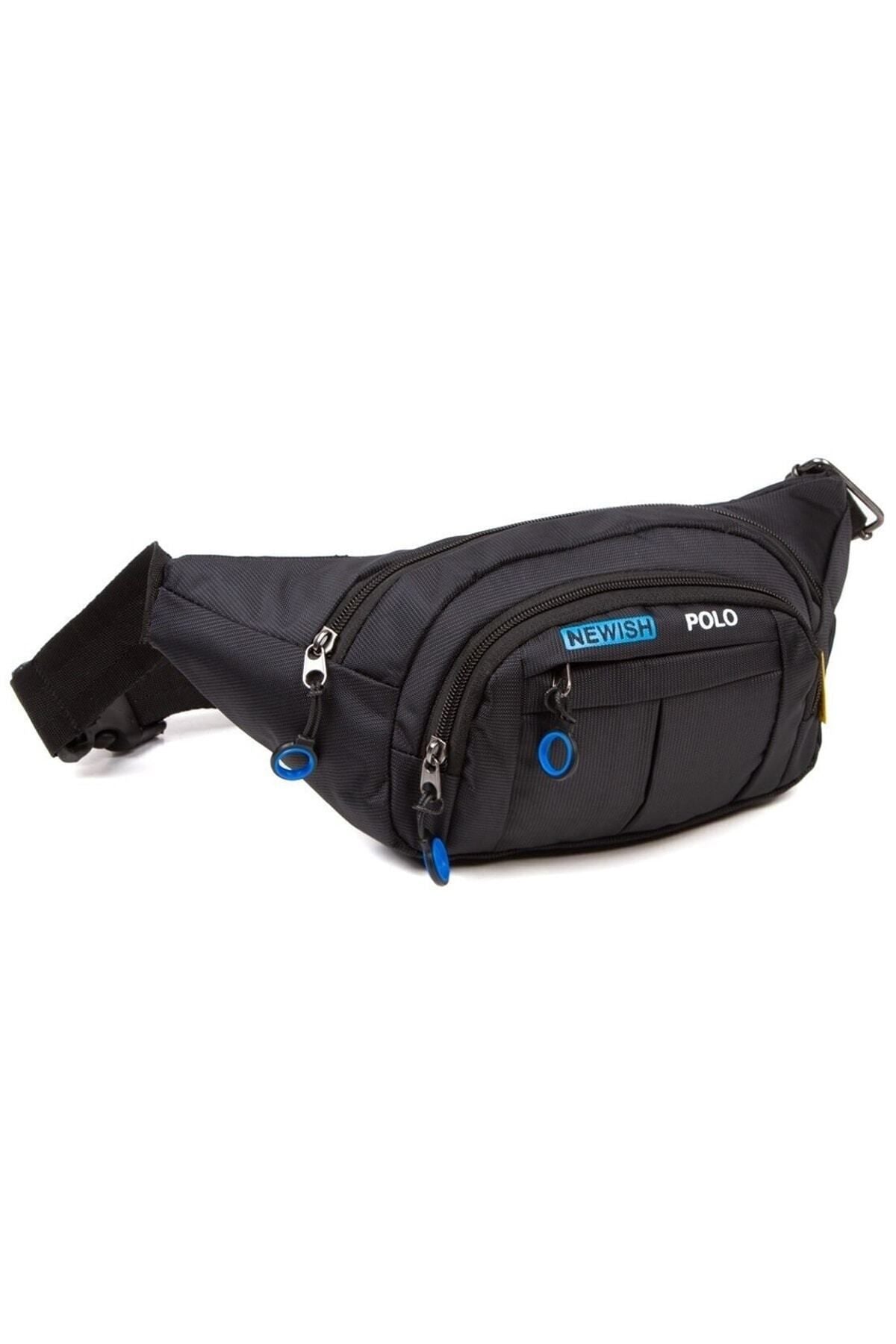 حقيبة خصر Newish Polo لون أسود