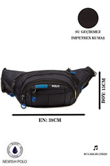 حقيبة خصر Newish Polo لون أزرق