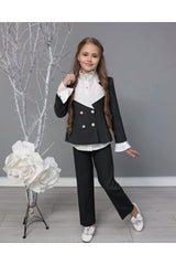 بدلة By Feyza Kids Collection لون أسود