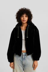 جاكيت Bershka لون أسود