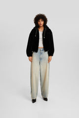 جاكيت Bershka لون أسود