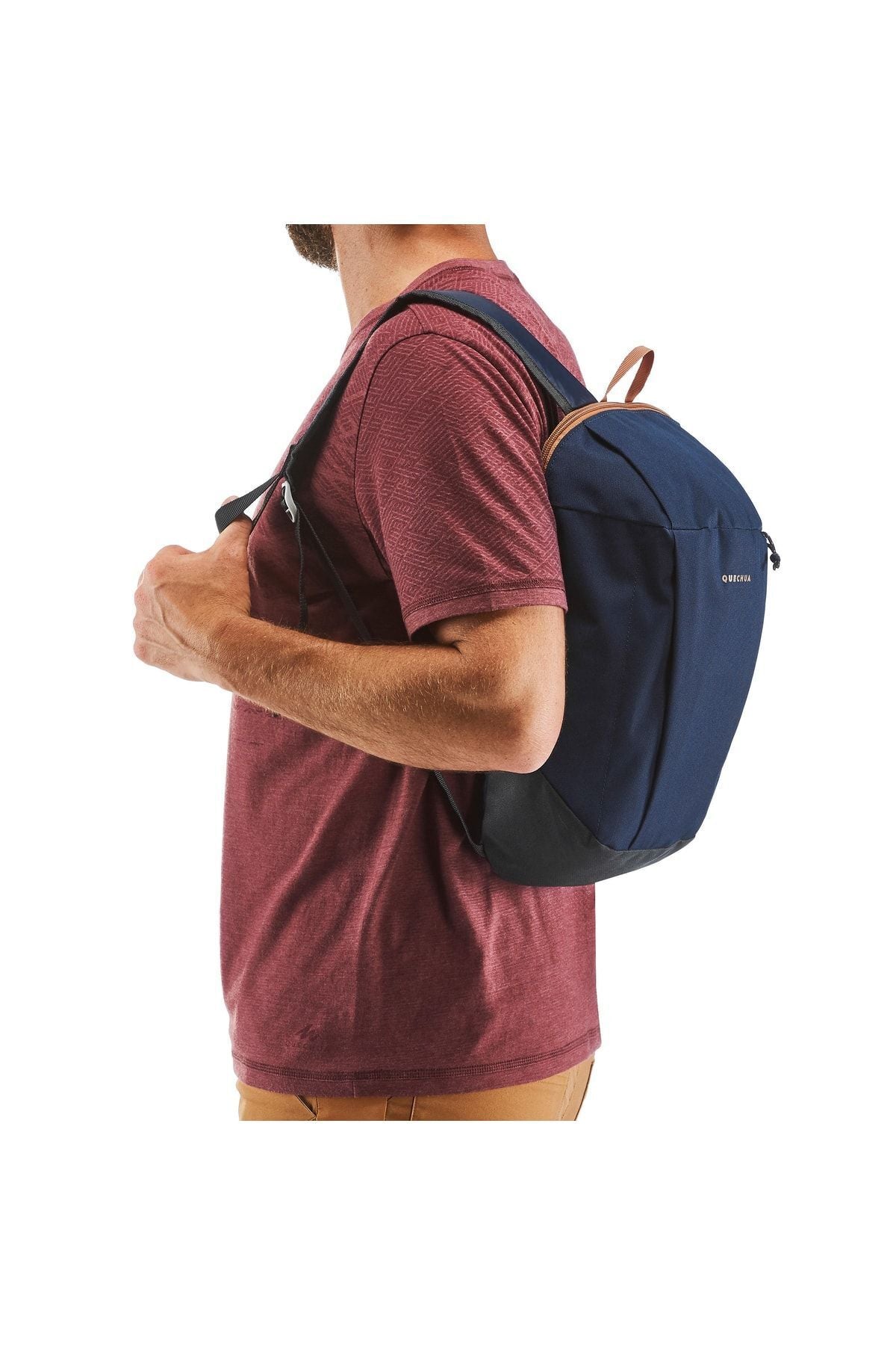 حقيبة كتف Decathlon لون أزرق غامق