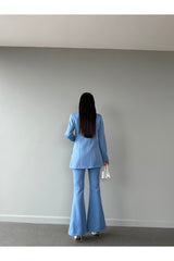 بدلة Female Clothing لون أزرق