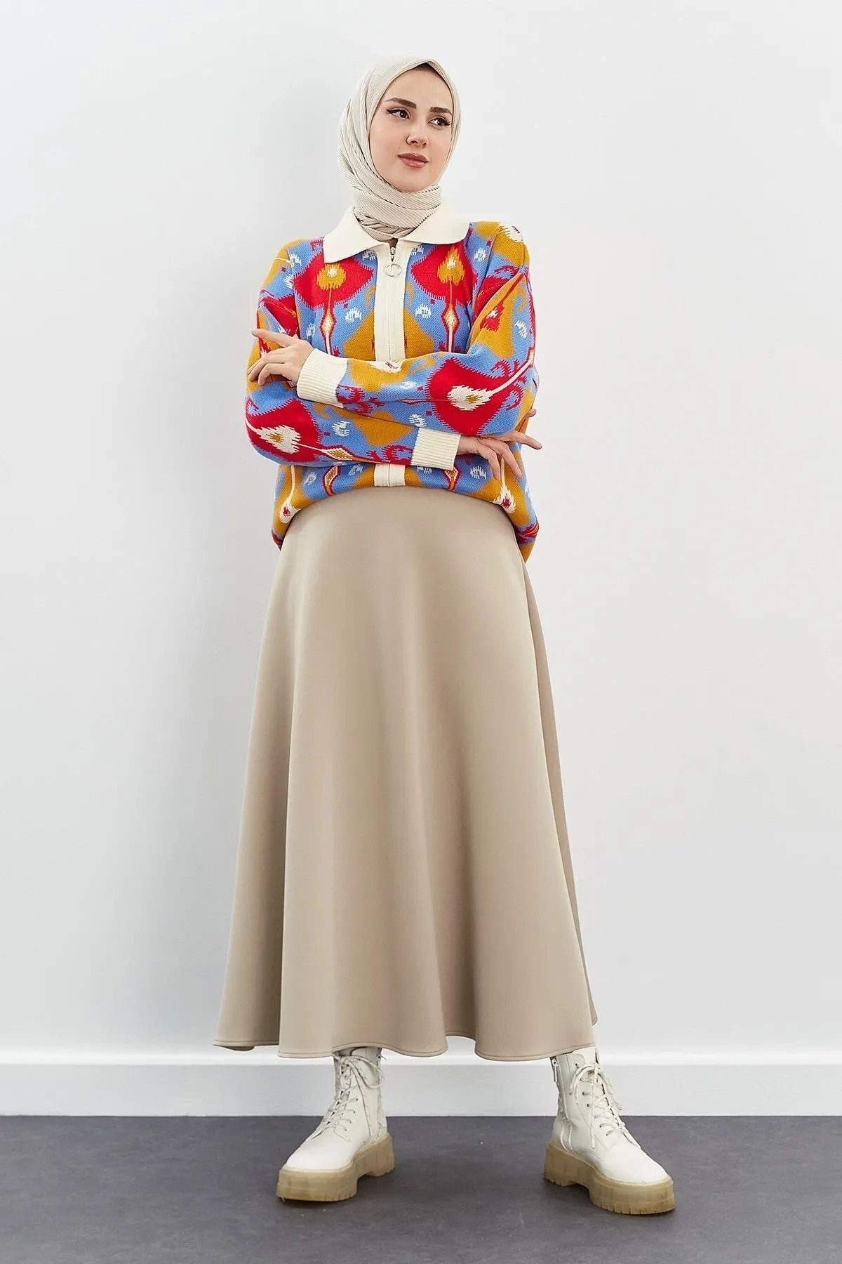تنورة CNG MODA لون بني