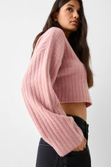 كنزة Bershka لون زهري