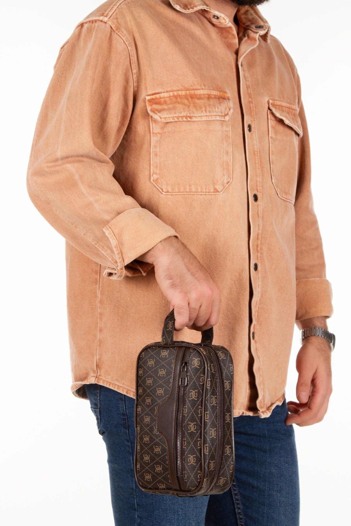 حقيبة يد Newish لون بني