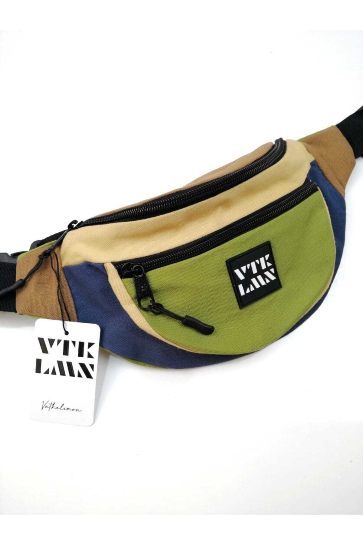 حقيبة خصر Vatkalimon لون أبيض