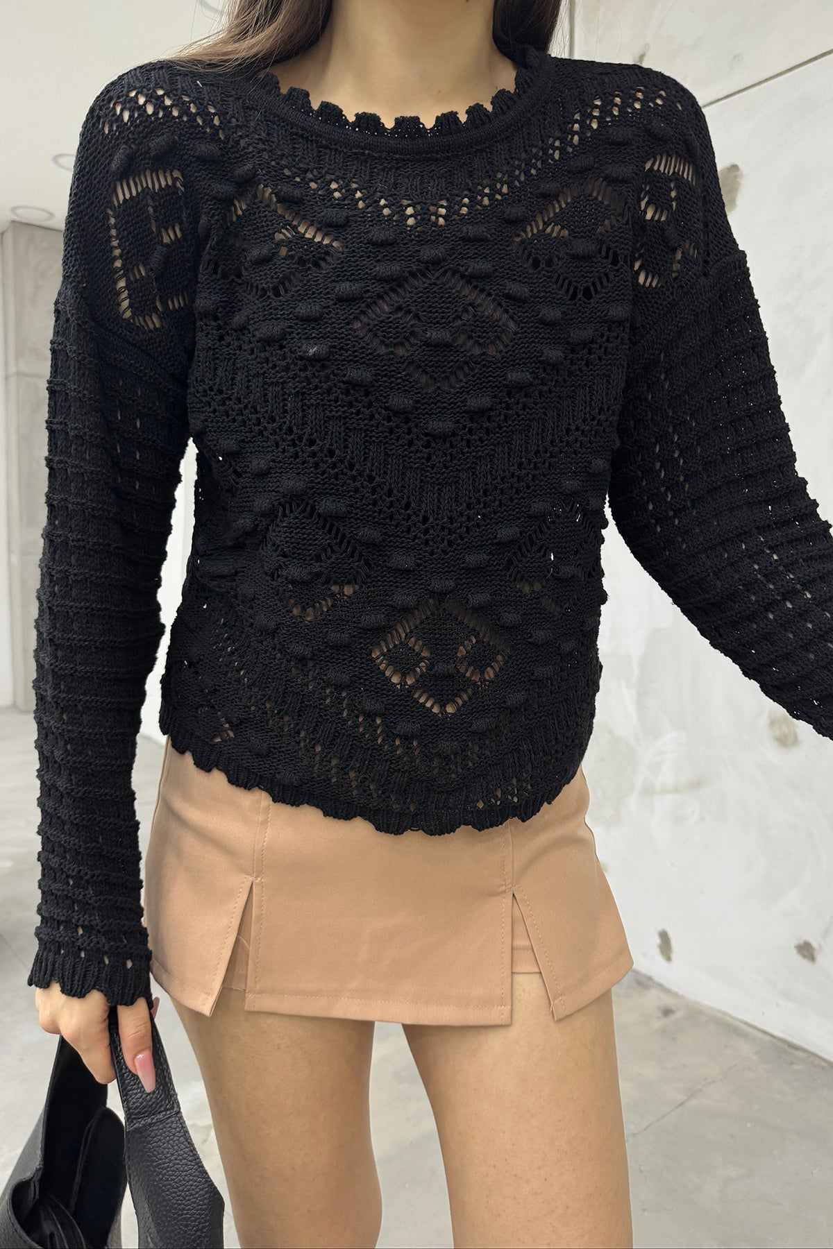 بلوزة Cistern İstanbul لون أسود