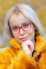 نظّارة الحماية من الأشعة الزرقاء Focus On Eyewear لون أحمر