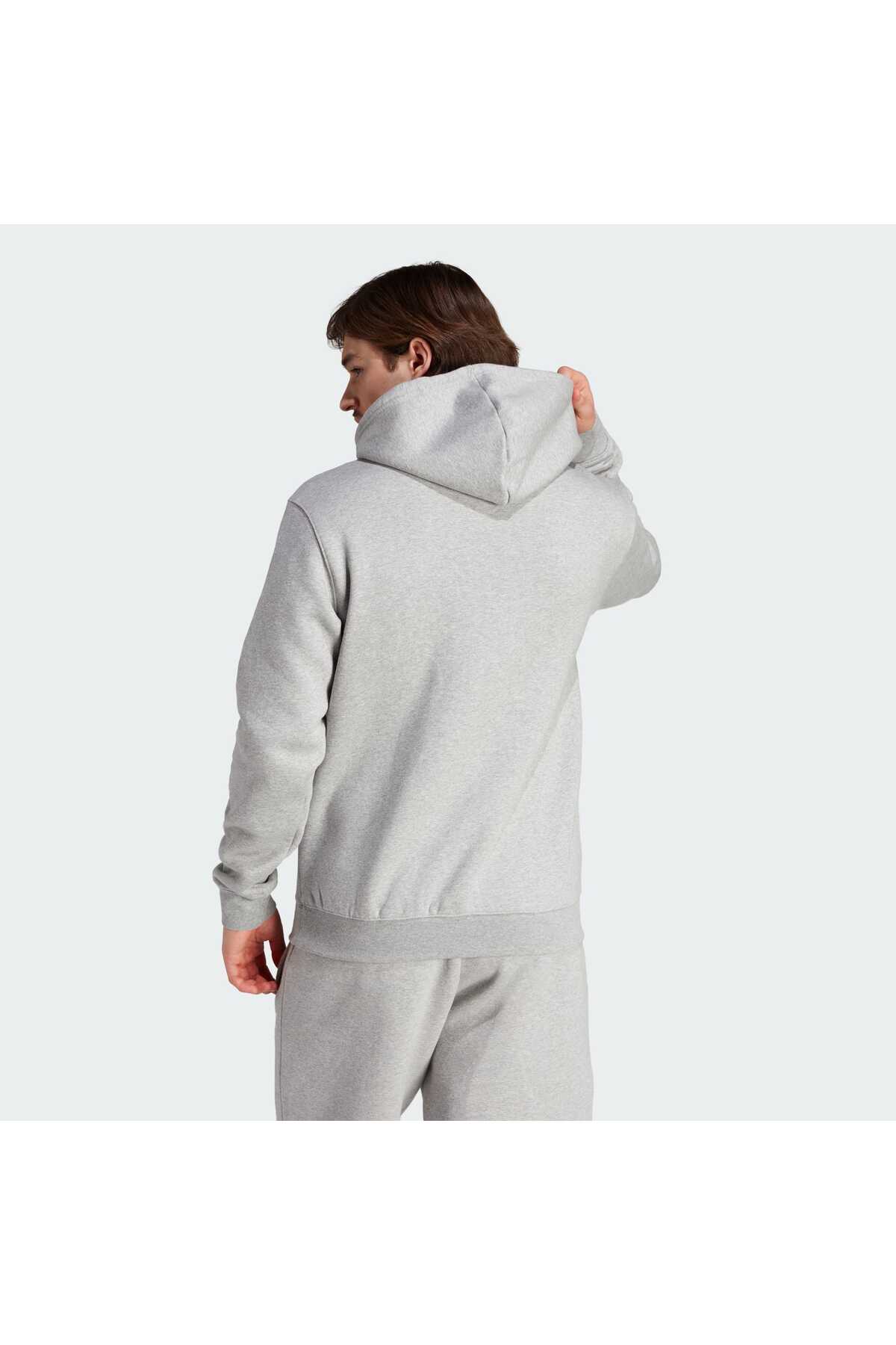 هودي adidas لون رمادي