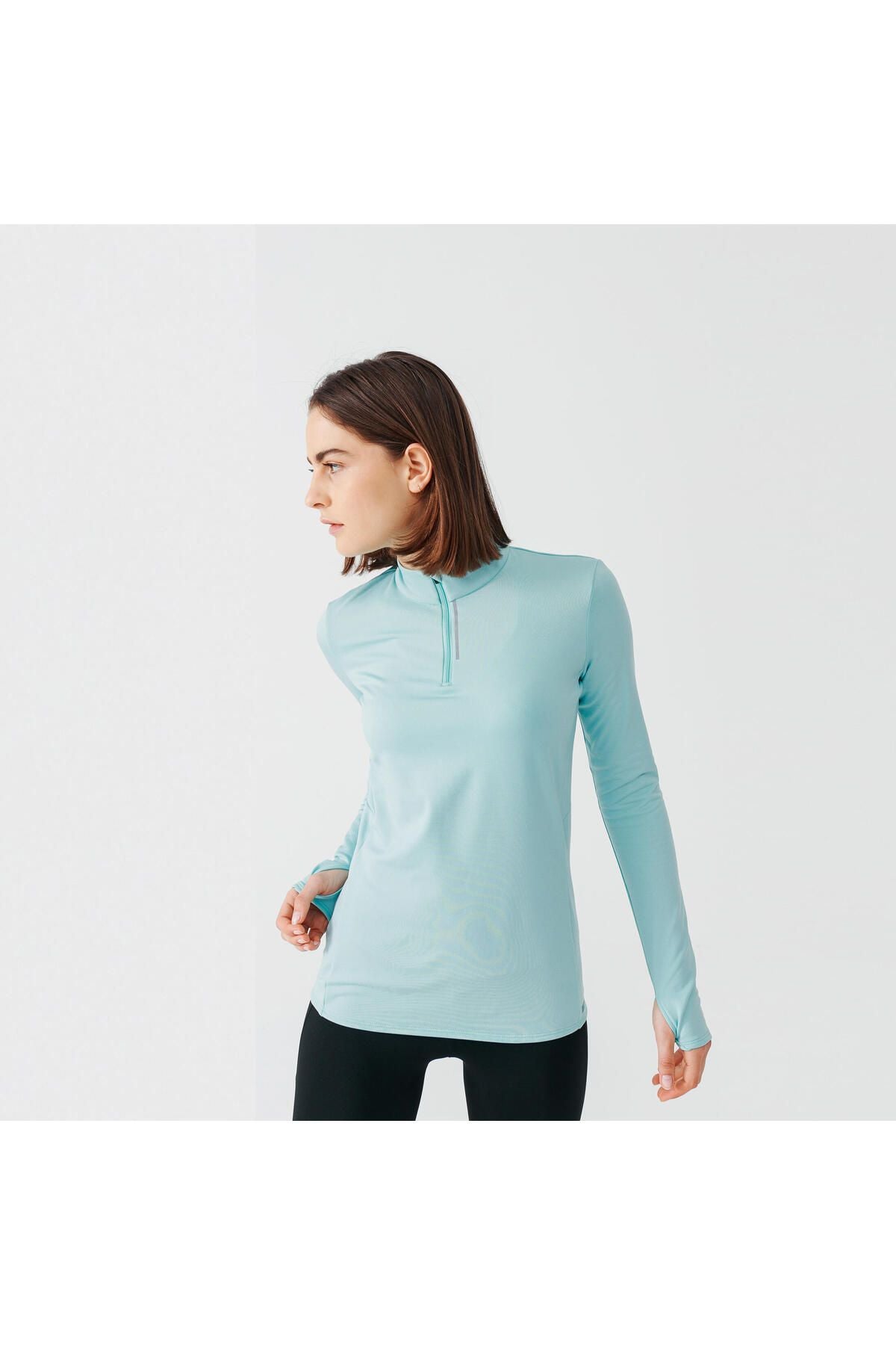 هودي Decathlon لون أزرق