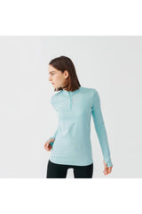 هودي Decathlon لون أزرق