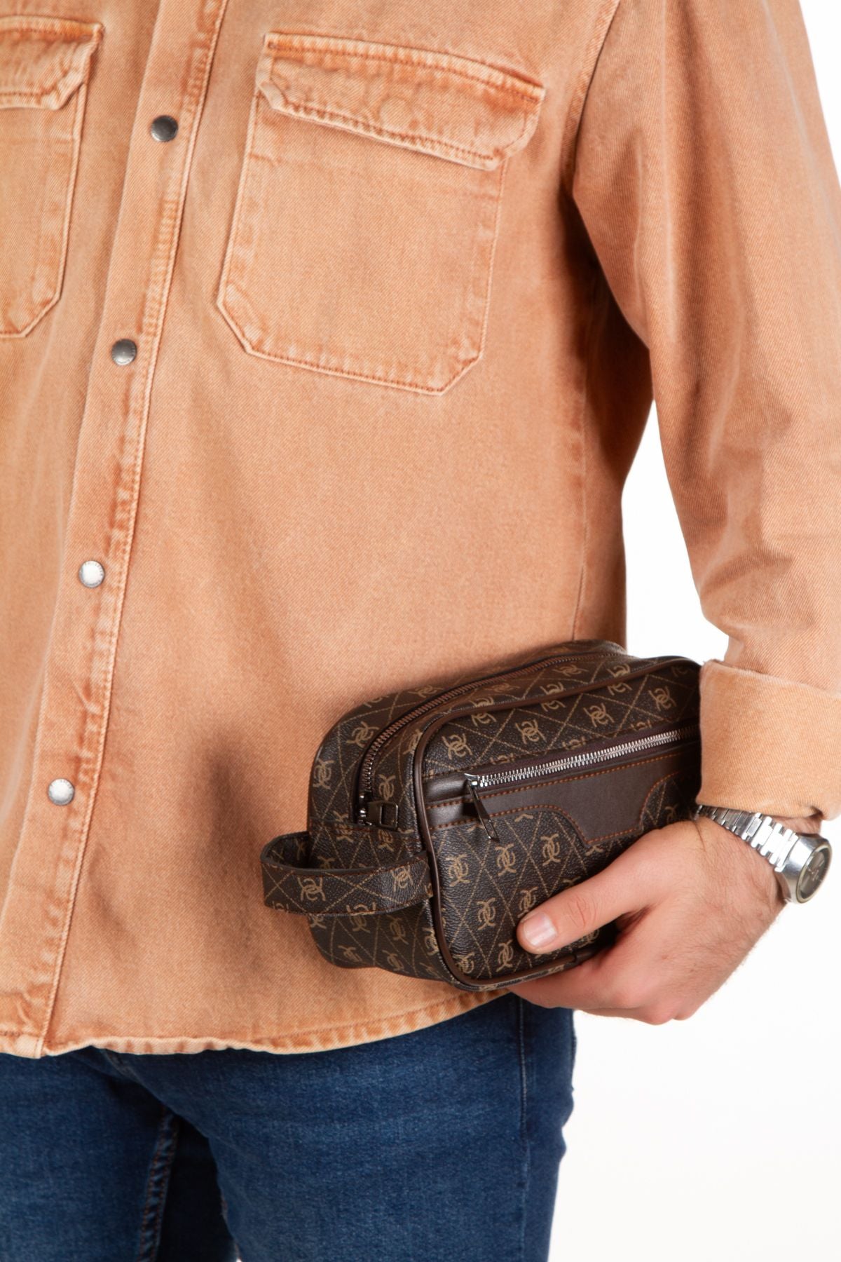 حقيبة يد Newish لون بني