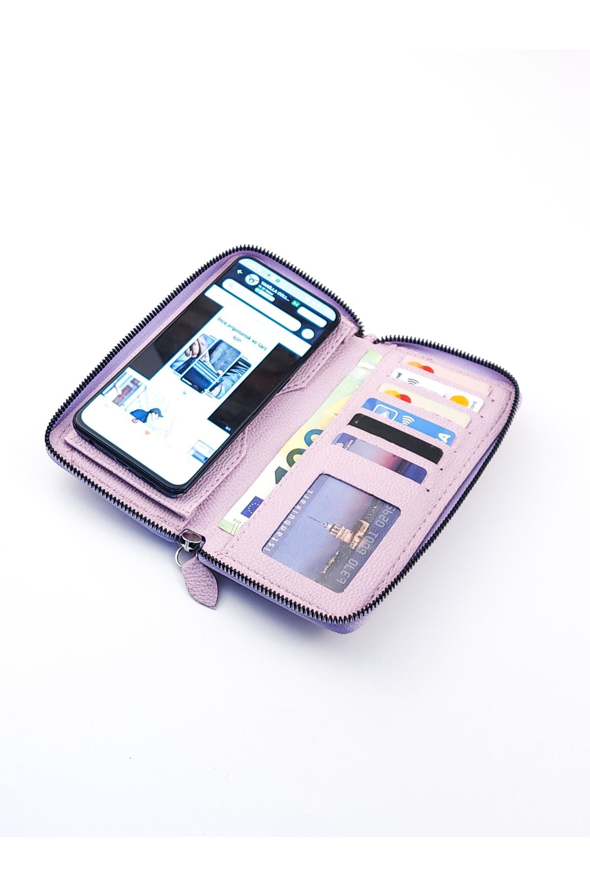 محفظة VANİLLA لون بنفسجي