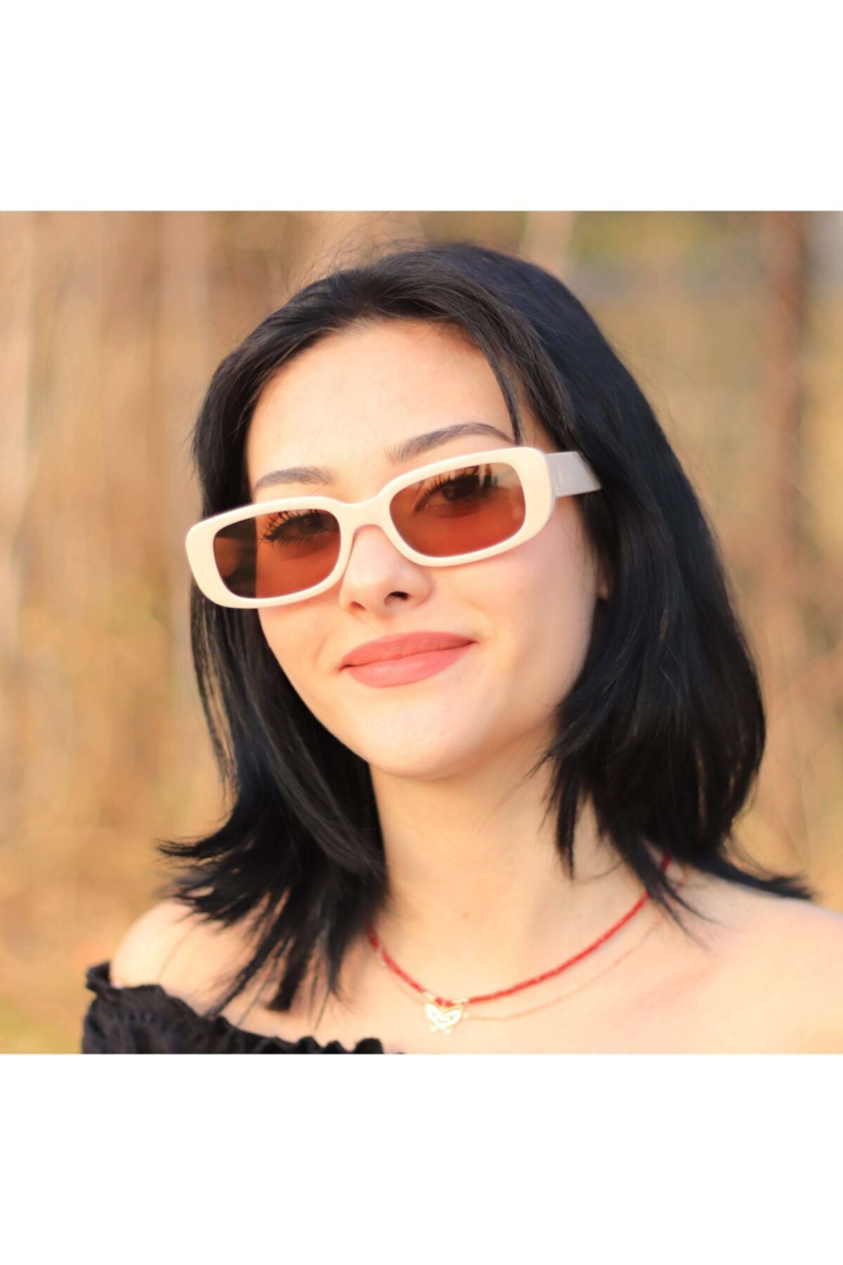 نظارة شمسية LOOKUP لون بيج