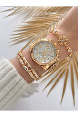 ساعة Arzu Butik لون ذهبي