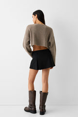 كنزة Bershka لون بني