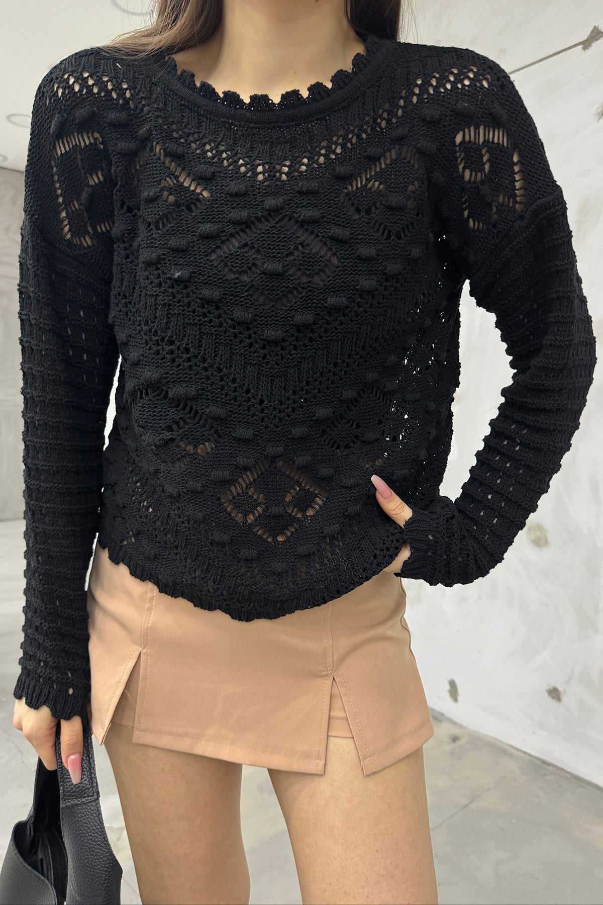 بلوزة Cistern İstanbul لون أسود