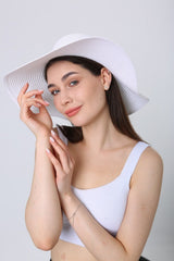 قبعة Luminos Butik لون أبيض