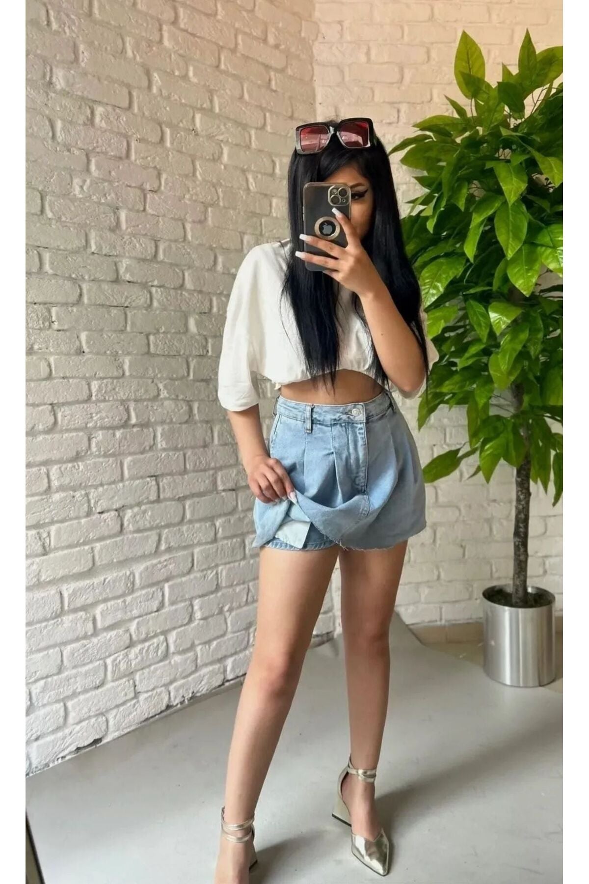 جينز LAMİRAMOOD لون بني