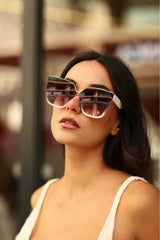 نظارة شمسية Modalucci لون أبيض