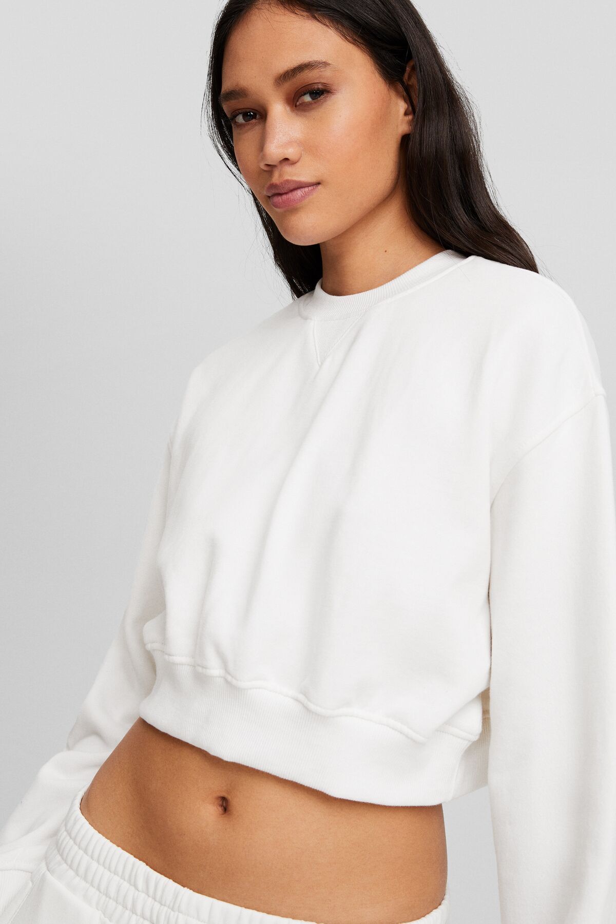 هودي Bershka لون أحمر