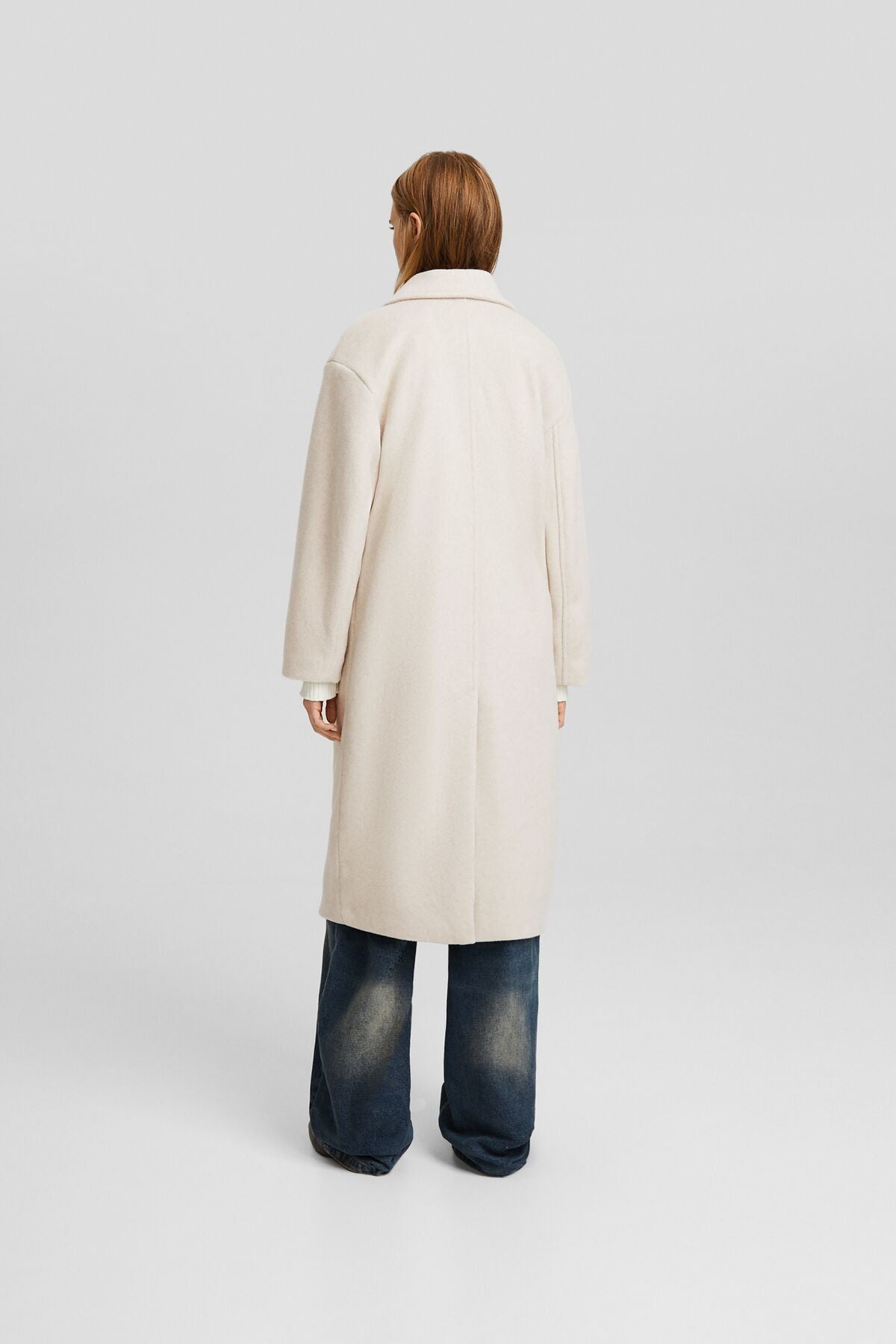 معطف Bershka لون بيج